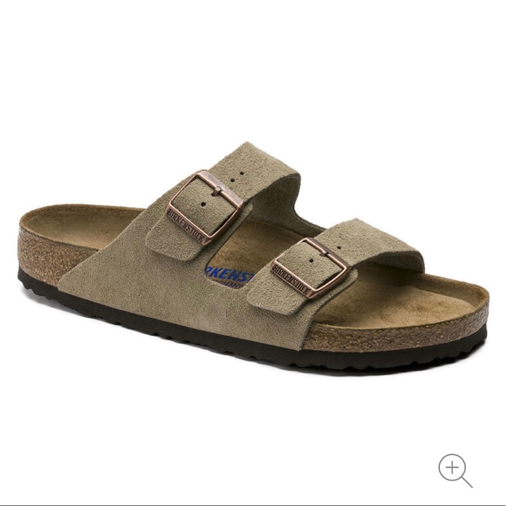 NWT Birkenstock Arizona Suede Sandals